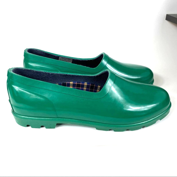 EDDIE BAUER GREEN RUBBER WATERPROOF CLOGS WOMEN'S SIZE 10M - Picture 2 of 10